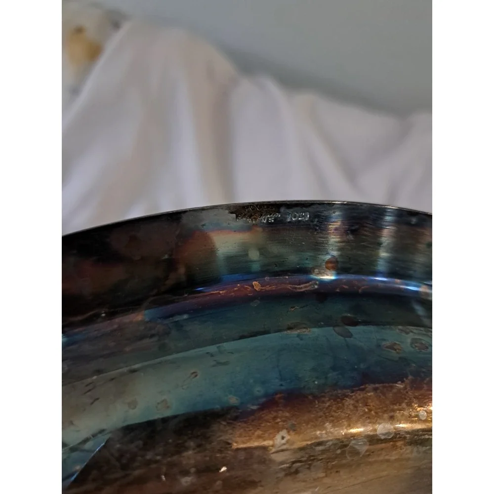 Poole Silver E.P.C. 1021 Georgian Silver plated Platter‎